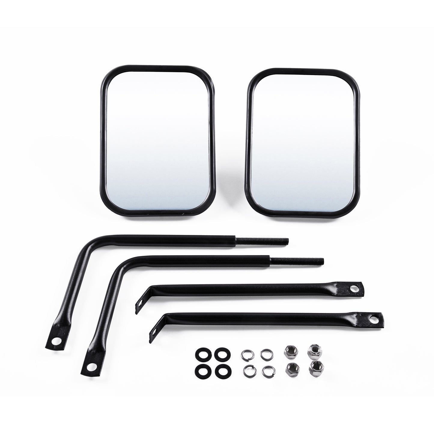 GOCPB Mirrors Doors Off Side View Mirrors Compatible with 1987-2024 Jeep Wrangler CJ YJ TJ JK JL & Unlimited,Quicker Install Door Hinge Mirror for Safe Doors Off Driving