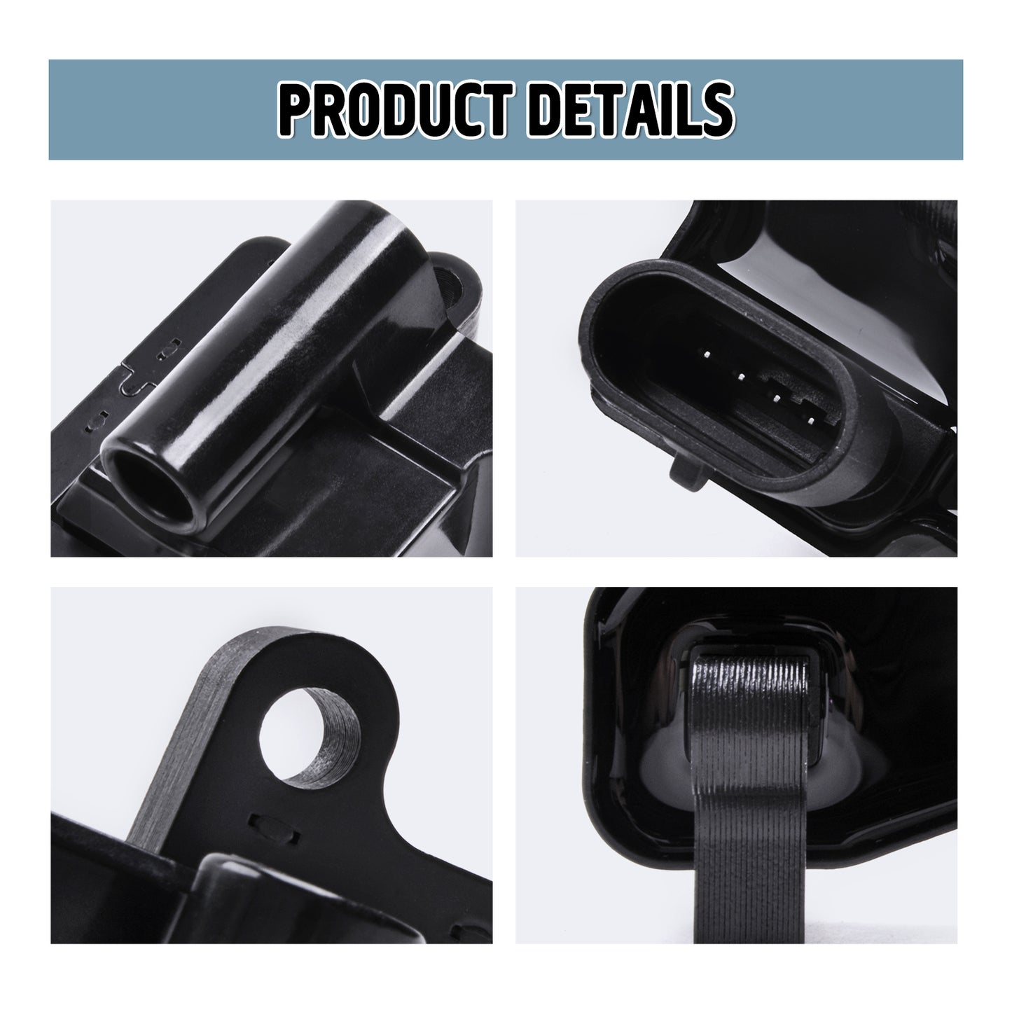 GOCPB Set of 8 Ignition Coils Pack Compatible with 2000 2001 2002 2003 2004 2005 2006 Cadillac Escalade Chevrolet Avalanche Silverado Suburban Tahoe GMC Savanna Sierra Yukon 4.8L 5.3L 6.0L V8 UF271