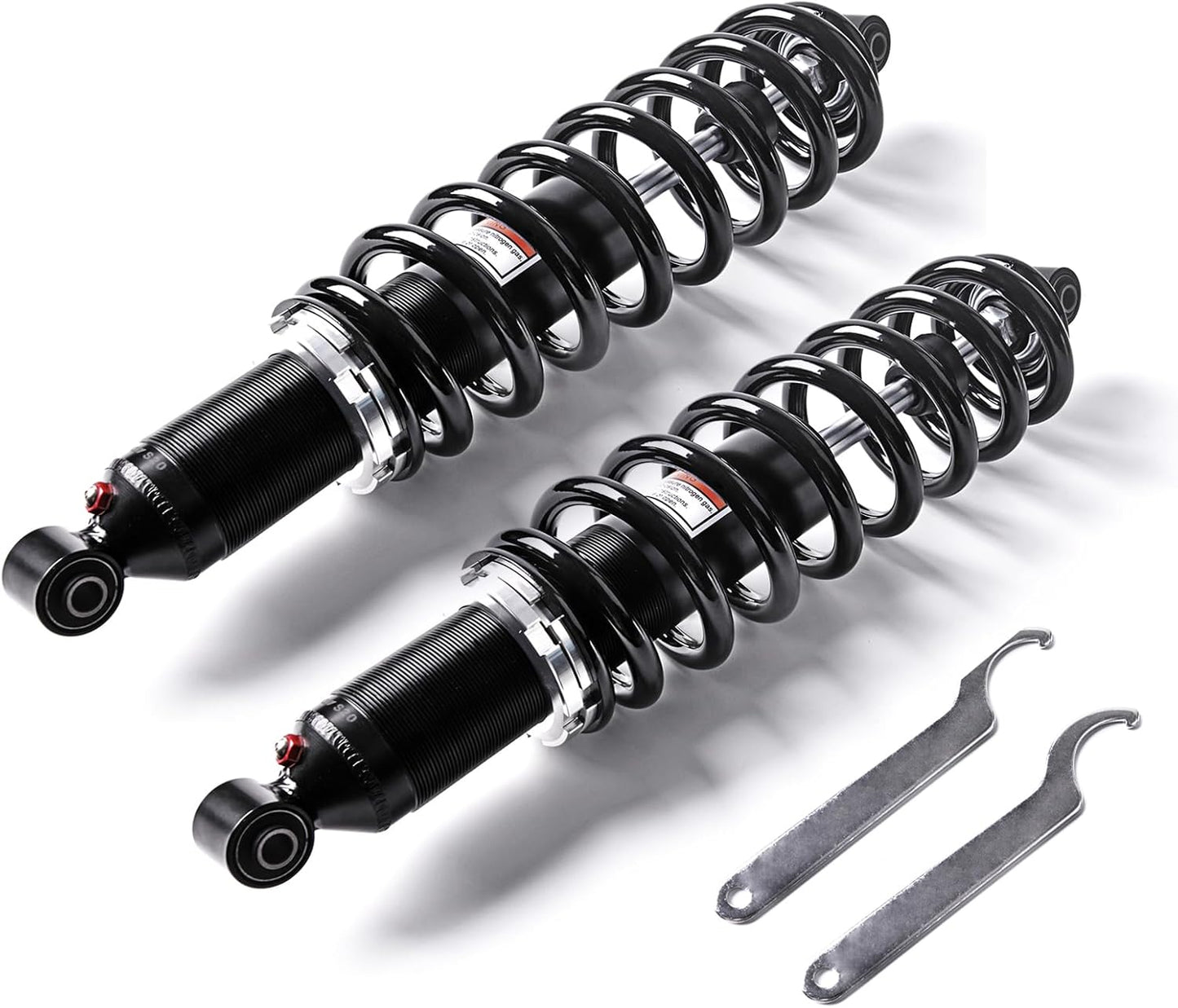 UTV Front Monotube Shocks Compatible with 2009-2016 Polaris Ranger 500/700/800/900 Ranger Crew 800 4X4 6x6 Crew 900 Diesel Ranger XP 700 800 Left/Right Shocks Absorber 7043394 Gas Powered 2pcs