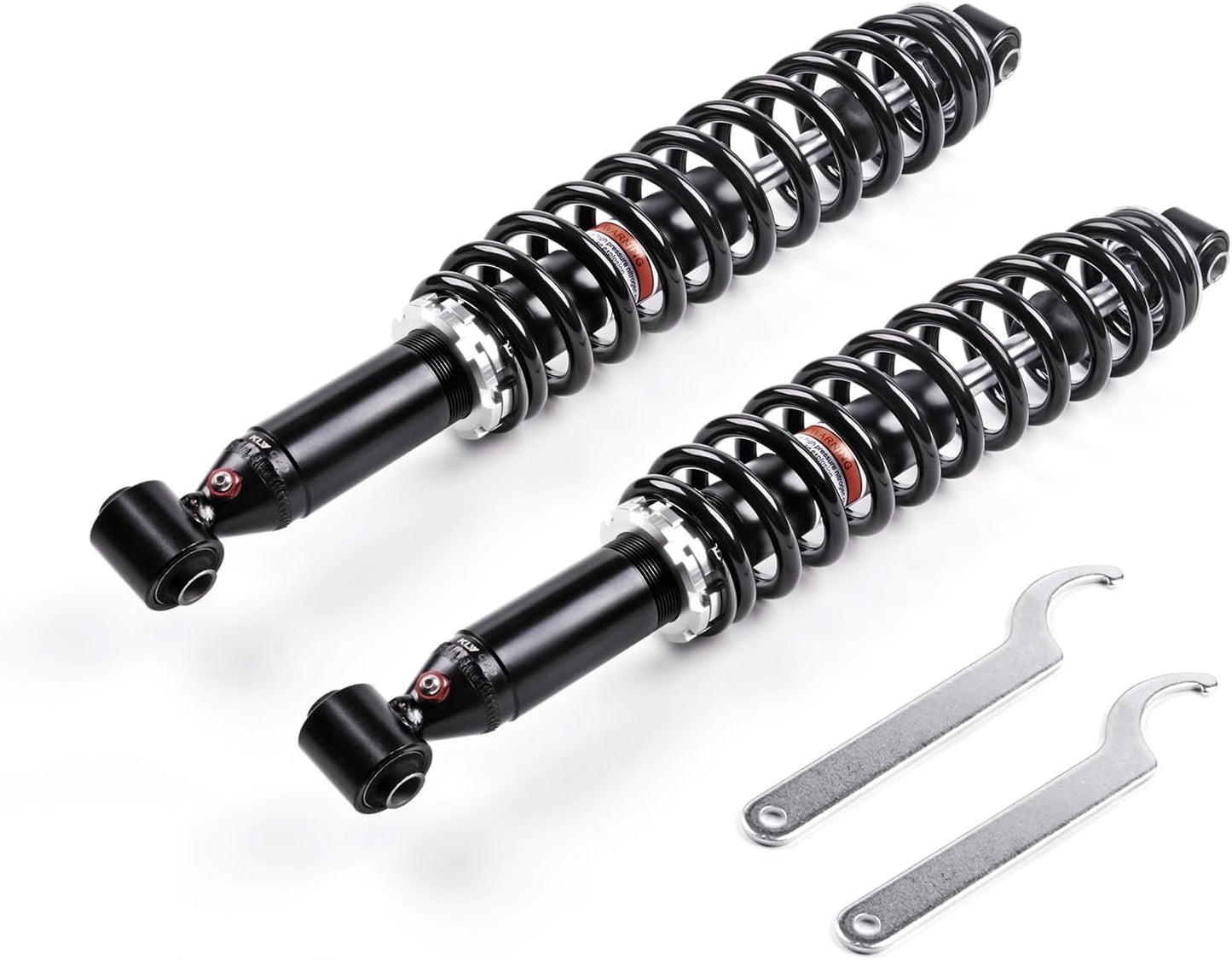 Yamaha ATV Shock Absorbers Pair Rear Left/Right for 2010-2014 Grizzly 350 2x4 & 4x4 YFM350G YFM350FG Bruin 350 YFM350BA YFM350FA OE Replacement 5UH-F2210-01-00 Monotube Kit 2pcs