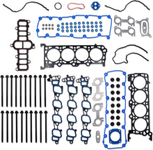 Load image into Gallery viewer, GOCPB Cylinder Head Gasket Set with Head Bolts HS9790PT-15 ES72798 Compatible with Ford Expedition F250 F350 Super Duty 00-04 E350 Super Duty F150 00-03 E150 E250 Econoline 00-02 5.4L V8