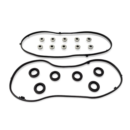 GOCPB Valve Cover Gasket & Bolt Kit VS50607R VC285G 0361708 Compatible with 2003-2009 Honda Accord Odyssey Pilot Ridgeline 2003-2008 Acura TL/MDX/RL 2004-2007 Saturn Vue 3.0L 3.5L V6