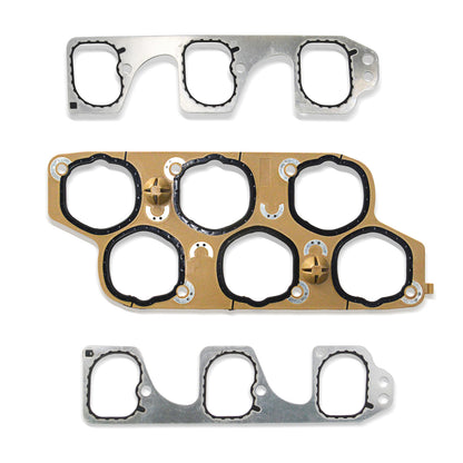 GOCPB Engine Intake Gasket Set with Upper Lower Intake Gaskets Compatible with 2004-2011 Buick Lacrosse Rendezvous Cadillac CTS SRX STS Malibu Pontiac G6 G8 Saturn Aura 3.6L 12598158