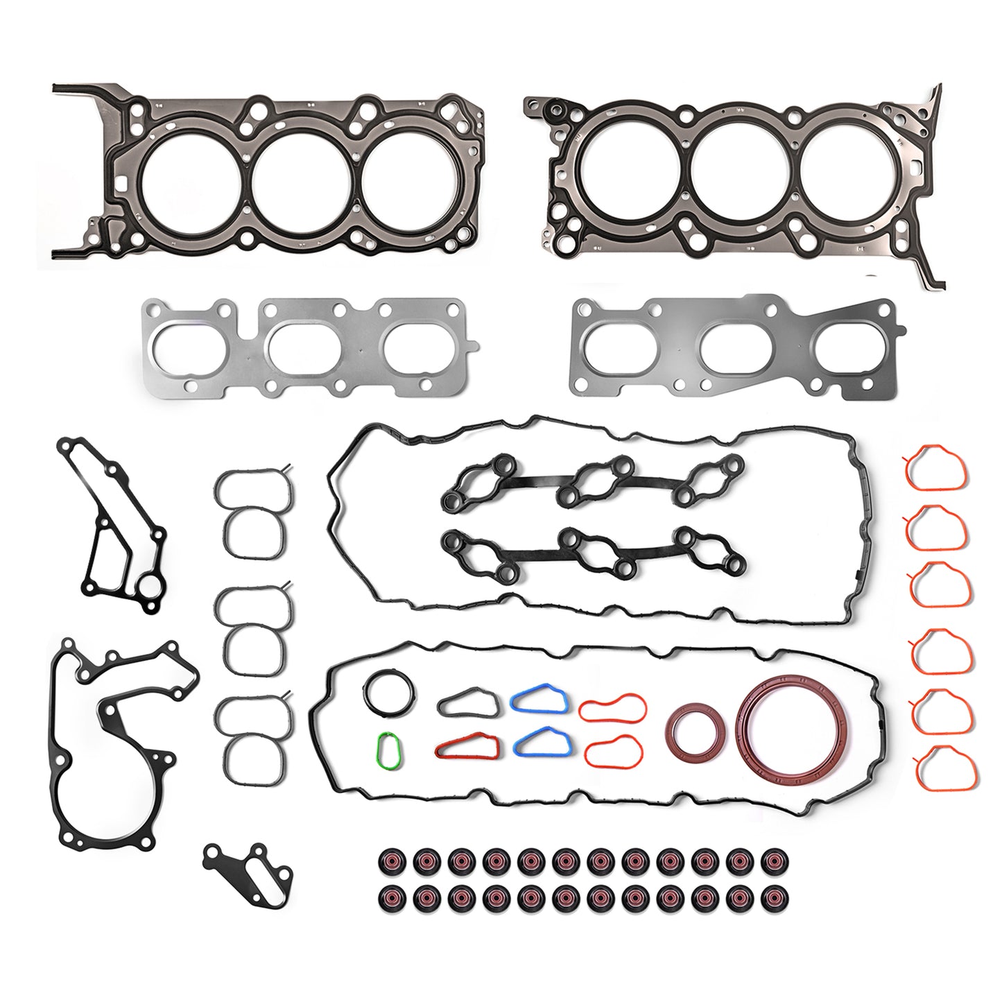 Engine Head Gasket Set Cylinder Head Gasket Compatible with 2011-2023 Kia Sedona Sorento Cadenza Hyundai Azera Santa Fe 3.3 L 3.5 L V6 OE 223113CGA0 23113CGB0 223113CGA5