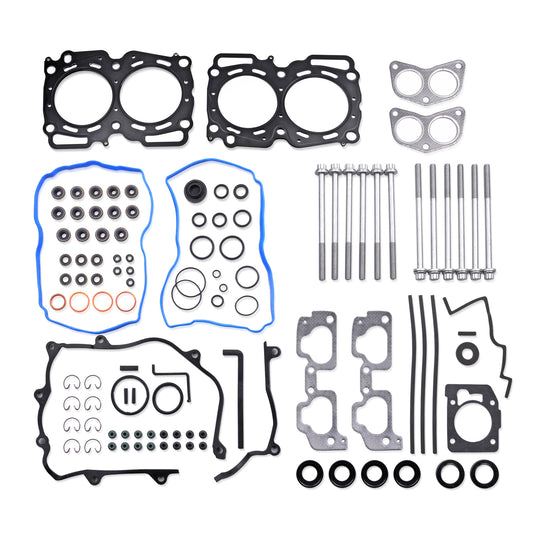 GOCPB Engine Cylinder Head Gasket Set with Bolts Compatible with 2001-2004 Legacy Subaru Baja 2003-2006 for Subaru Forester 1999-2011 EJ253 EJ25 EJ251 HGS715 HS26170PT1