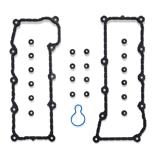 GOCPB Cylinder Valve Cover Gasket for 2004 2005 Dodge Dakota Durango 2005 Dodge Ram 1500 Grand Cherokee 2002 2003 2004 2005 Liberty 3.7L V6 SOHC 12V Vin K VC50594R VC30300