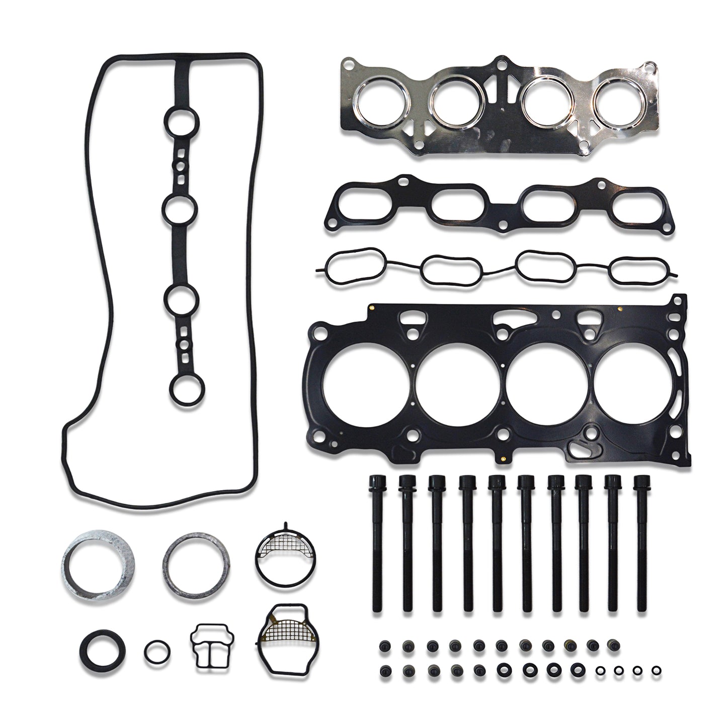 GOCPB MLS Head Gasket Set with Bolts HS26232PT ES71183, Engine Cylinder Gasket Compatible with Toyota Camry Highlander Rav4 Solara 2001 2002 2003 2004 2005 2006 for Scion TC 2.4L L4 DOHC 2AZFE