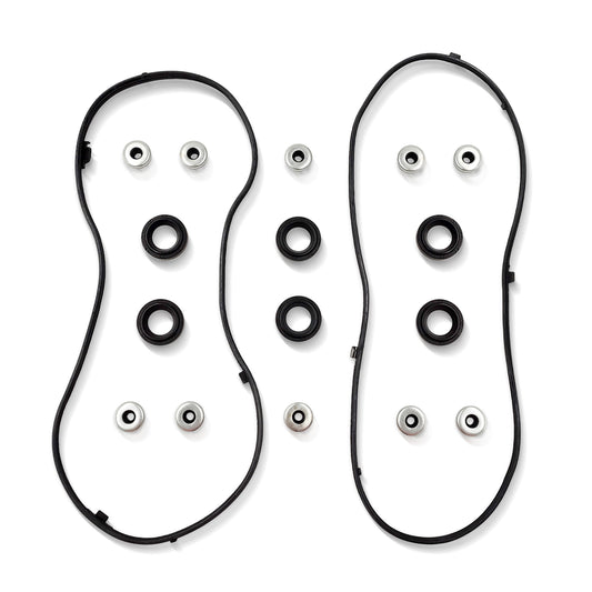 GOCPB Valve Cover Gasket Set Compatible with 2003-2009 Honda Accord Odyssey Pilot Ridgeline 2003-2008 Acura Tl Mdx Rl 2004-2007 Saturn Vue 3.0L 3.5L VS50607R VC285G 0361708