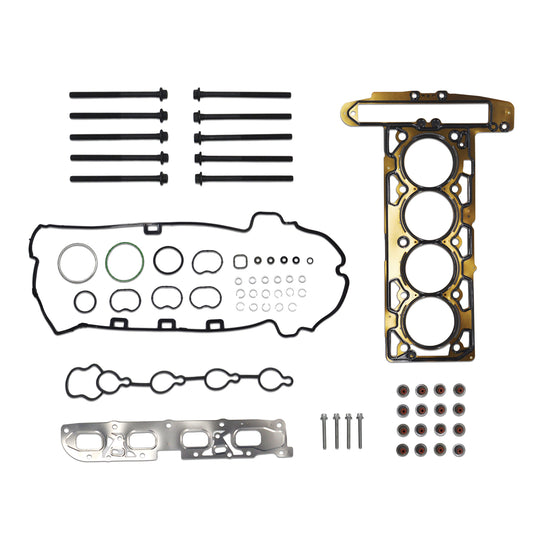 GOCPB Head Gasket Set with Bolts Compatible with 2010-2017 Chevy Equinox Malibu GMC Terrain Buick Lacrosse Regal Verano 2.4L 2384cc 145cid L4 DOHC HS26517PT ES72196