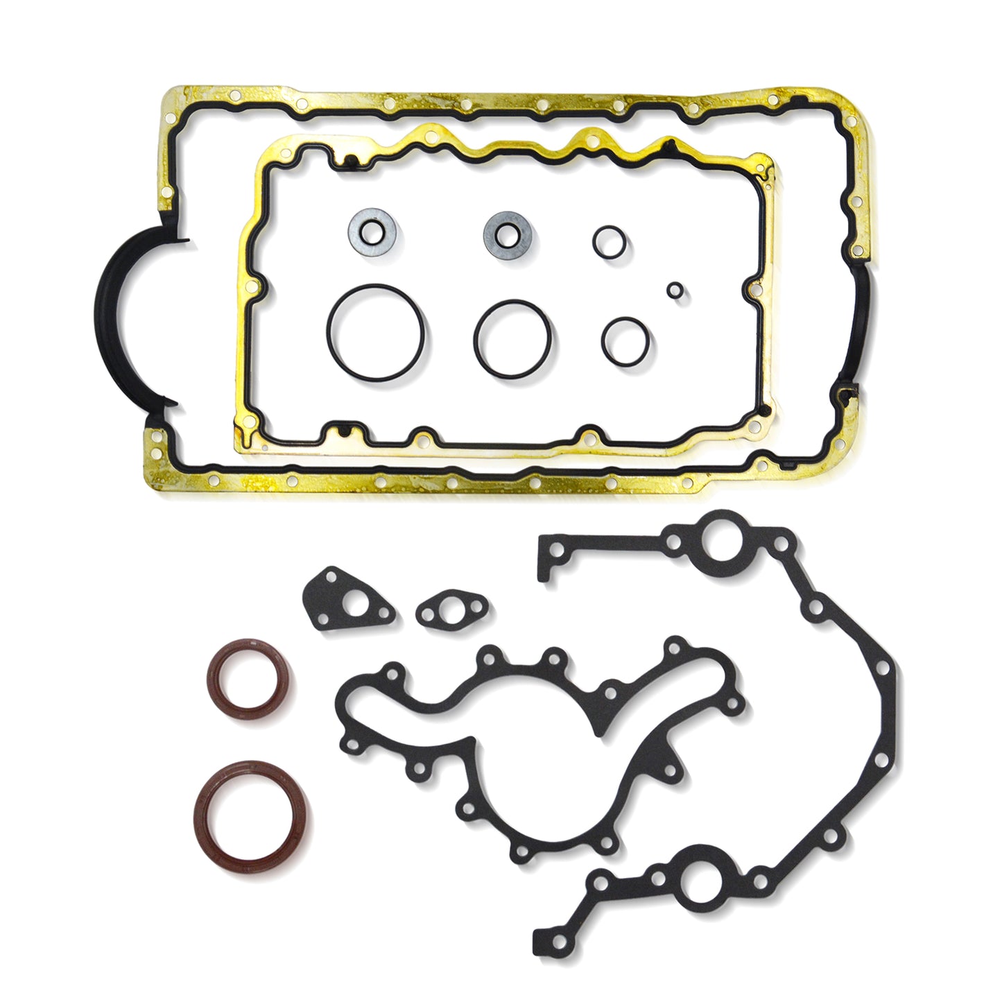 Conversion Gasket Set Lower Gasket Set with Oil Pan Gasket Seals Compatible with Explorer 97-04 Mountaineer 98-04 Explorer Sport Trac Ranger B4000 2001 2002 2003 2004 4.0L V6 CS9293