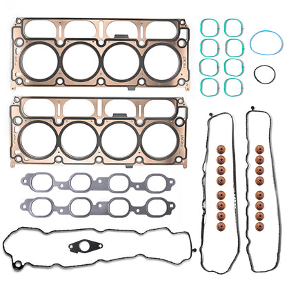 Cylinder Head Gasket Set Compatible with 2014-2020 Chevrolet Silverado 1500 Suburban Tahoe GMC Sierra 1500 Limited Yukon Yukon XL 5.3L V8 OHV Naturally Aspirated L83 HS54996 HS26744PT