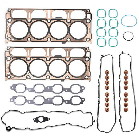 Cylinder Head Gasket Set Compatible with 2014-2020 Chevrolet Silverado 1500 Suburban Tahoe GMC Sierra 1500 Limited Yukon Yukon XL 5.3L V8 OHV Naturally Aspirated L83 HS54996 HS26744PT