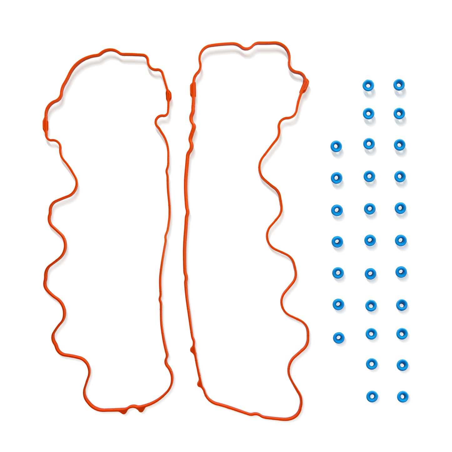 Engine Valve Cover Gasket Set VS50687R VS50433 Compatible with 2007-2014 Ford F150 F250 F350 Expedition Lincoln Navigator Mercury Mountaineer Avanti Explorer Sport Mustang 4.6L 5.4L SOHC