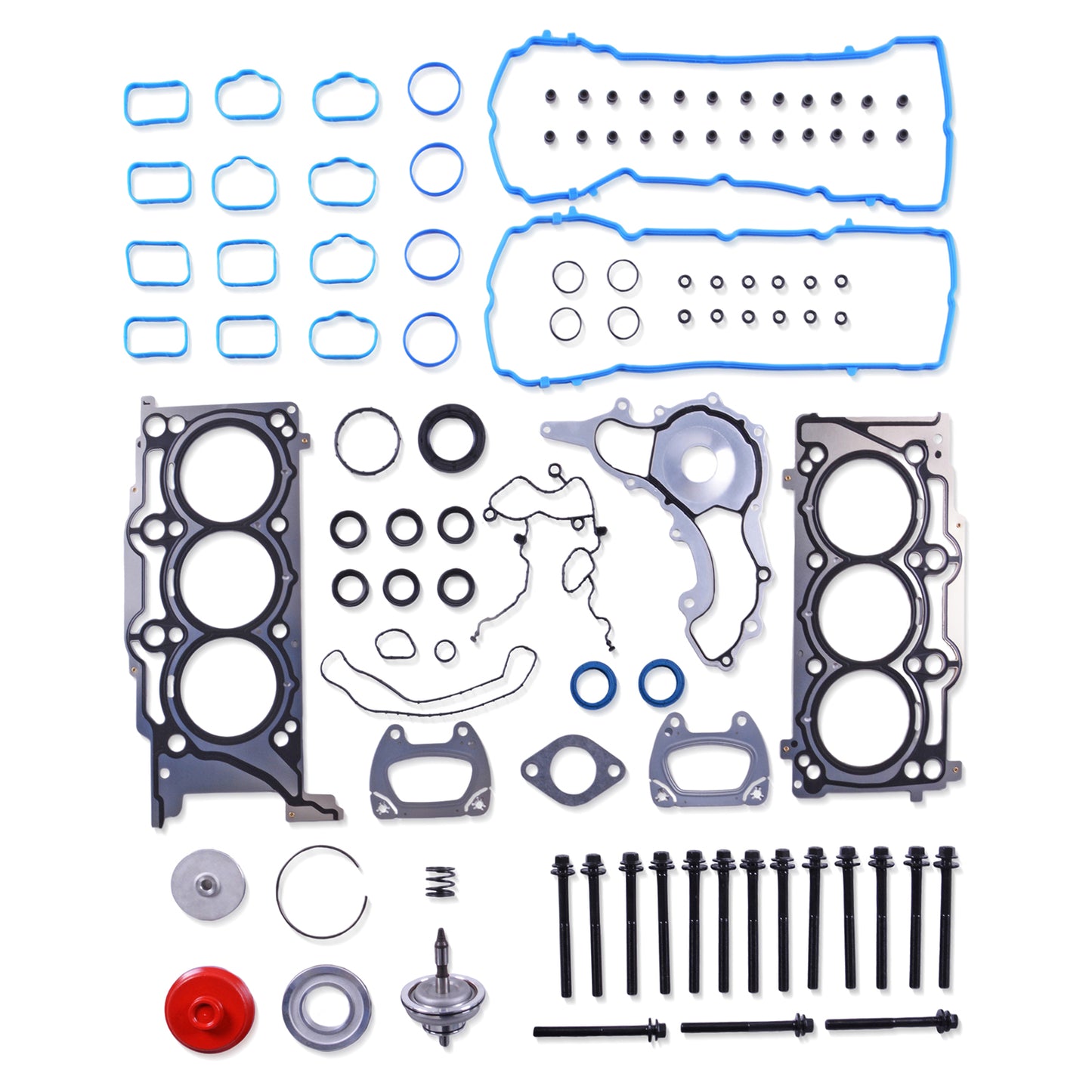 GOCPB Engine Head Gaskets with Bolts Set HS26541PT Replacement for 2011-2016 Chrysler 300 Jeep Wrangler Dodge Charger Challenger Ram 1500 3.6L ES72467