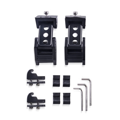 Jeep Hood Latches Locking Hood Catch Kit Compatible with Jeep Wrangler JK JKU 2007-2017 JL JLU 2018-2024 Gladiator JT 2020-2024 Black Hollow Out