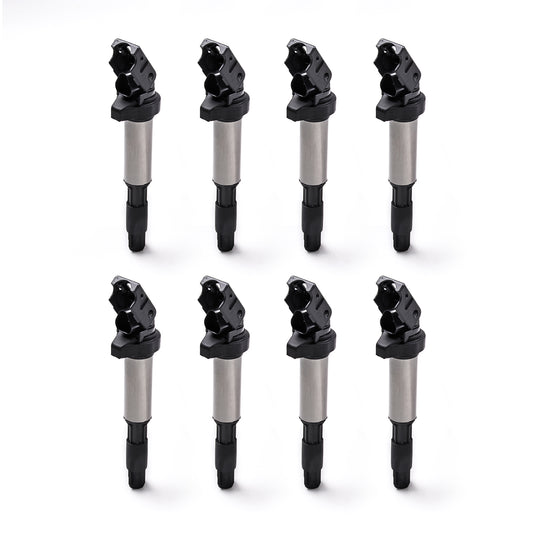 GOCPB Set of 8 Ignition Coils Compatible with 2001-2010 BMW 325i 330i 525i 545i 550i 650i 750i Alpine B7 M3 X3 X5 Z3 Z4 3.0L 3.2L 4.4L 4.8L L6 V8 V12 UF522 C1404 UF515 5C1401