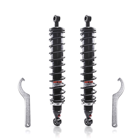 KLV Front Left Right Shocks Absorber Set Compatible with 1990-2018 Kawasaki 2010 2020 2500 2510 2520 4000 4010 Mule Front Strut Shock Absorber 45023-1005 45023-1006