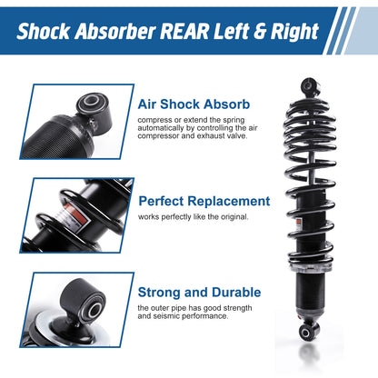 UTV Front Left Right Shock Absorber Compatible with 2016 2017 2018 2019 2020 2021 Honda Pioneer 1000 (SXS1000M) BF and BR Twin Tube Shocks absorber 51400-HL4-A51 52400-HL4-A51 2pcs