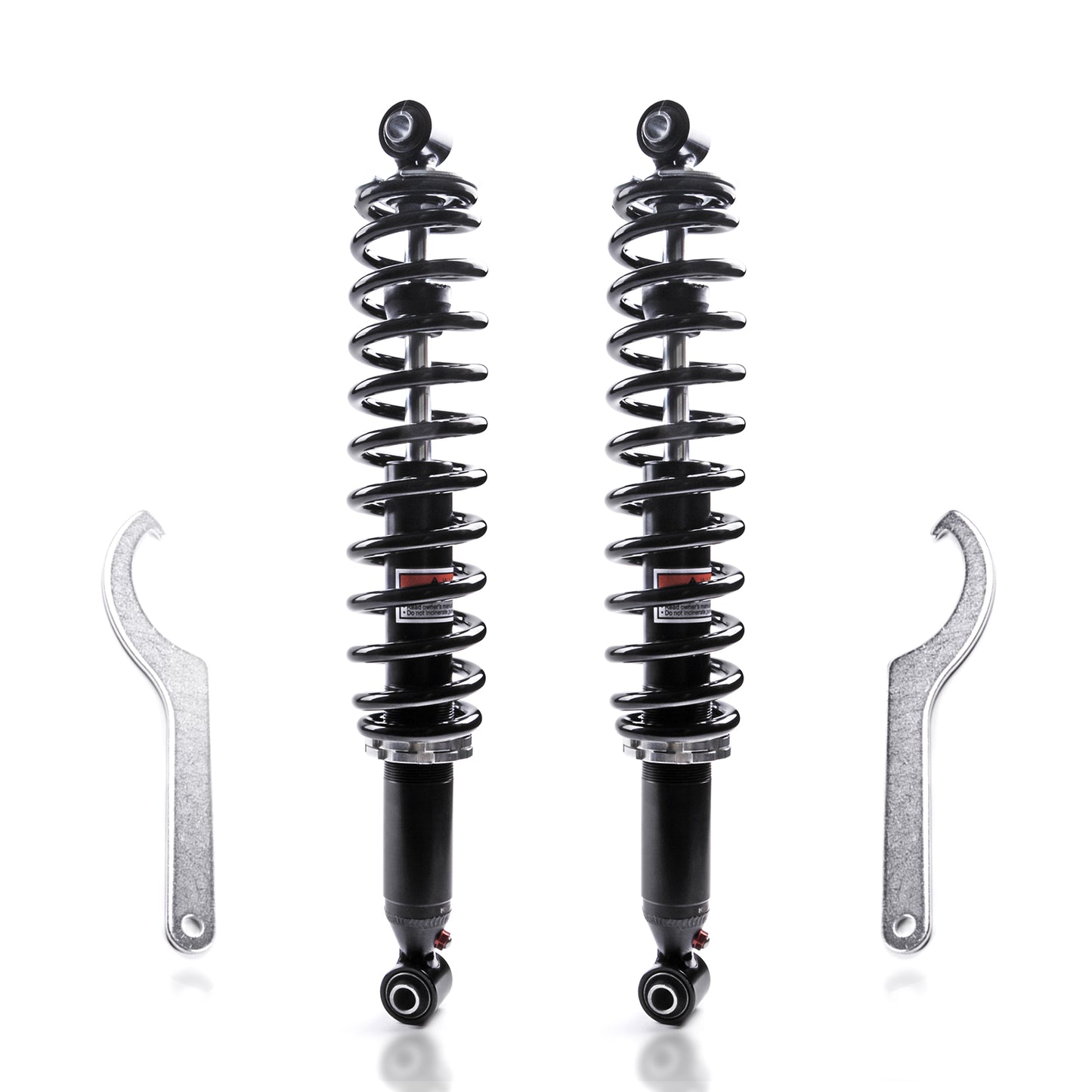 KLV Rear Left Right Shock Absorber Compatible with 2004 2005 2006 Yamaha Bruin 350 YFM350BA BR 2004 2005 2006 Yamaha Bruin 350 YFM350FA FAH BR 5UH-F2210-01-00 5UH-F2210-00-00