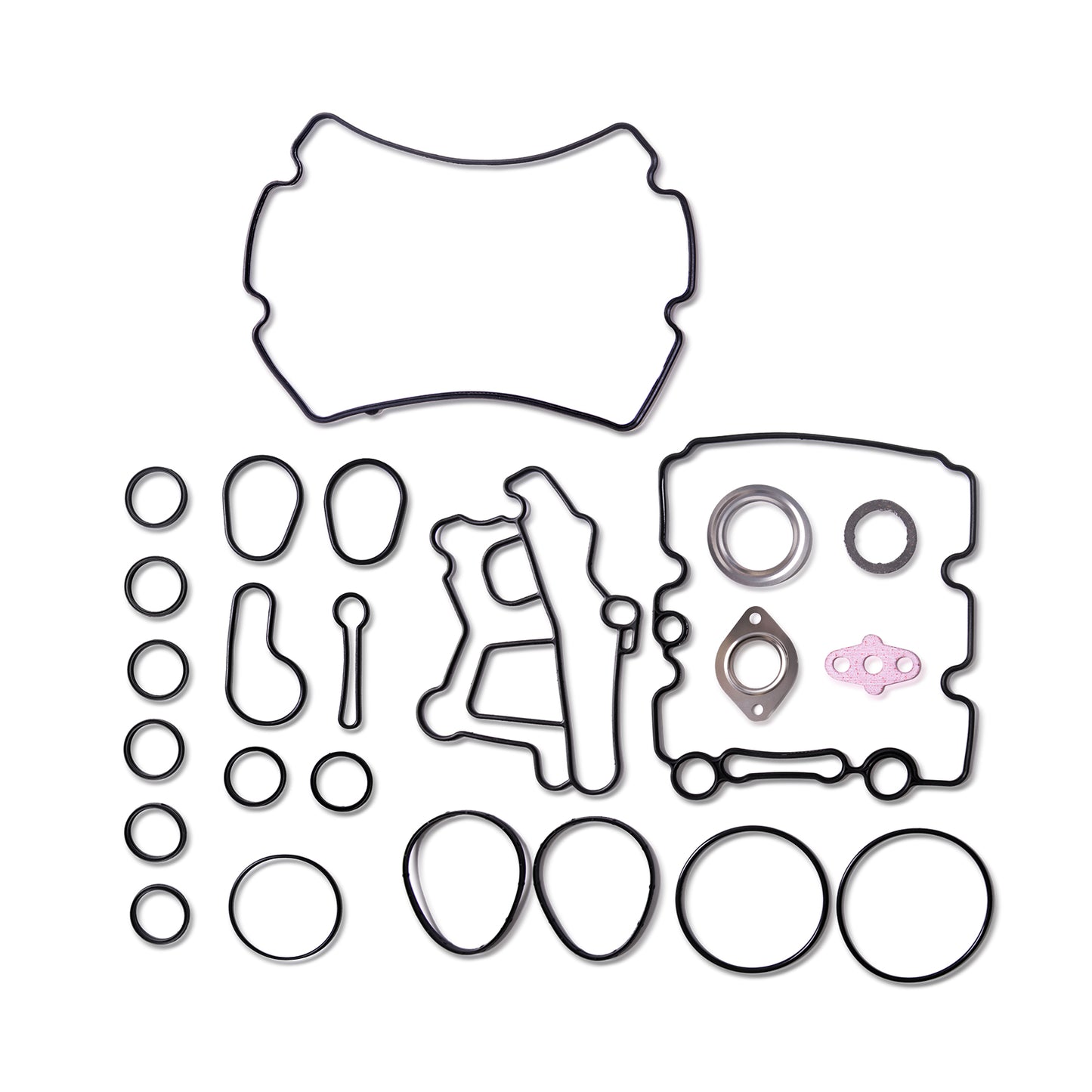 MLS Cylinder Head Gasket Set (18mm) Compatible with 2003-2010 Ford 6.0L V8 Powerstroke Diesel Turbo F250 F350 F450 F550 E350 E450 Super Duty TS2637400SI HSU26734 26374PT CS26374 ES72229