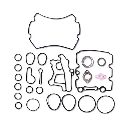 MLS Cylinder Head Gasket Set (18mm) Compatible with 2003-2010 Ford 6.0L V8 Powerstroke Diesel Turbo F250 F350 F450 F550 E350 E450 Super Duty TS2637400SI HSU26734 26374PT CS26374 ES72229