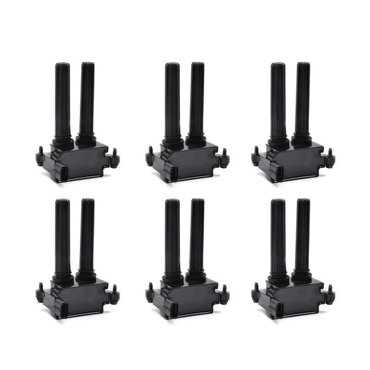 Ignition Coil Pack of 6 Compatible with 2008-2016 Jeep V8 5.7 L 6.1 L 6.4 L Chrysler 300 Aspen Dodge Challenger Charger Durango Magnum Ram Commander More Years 2005-2016 UF504 C1526