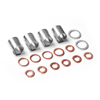 MLS Cylinder Head Gasket Set (18mm) Compatible with 2003-2010 Ford 6.0L V8 Powerstroke Diesel Turbo F250 F350 F450 F550 E350 E450 Super Duty TS2637400SI HSU26734 26374PT CS26374 ES72229