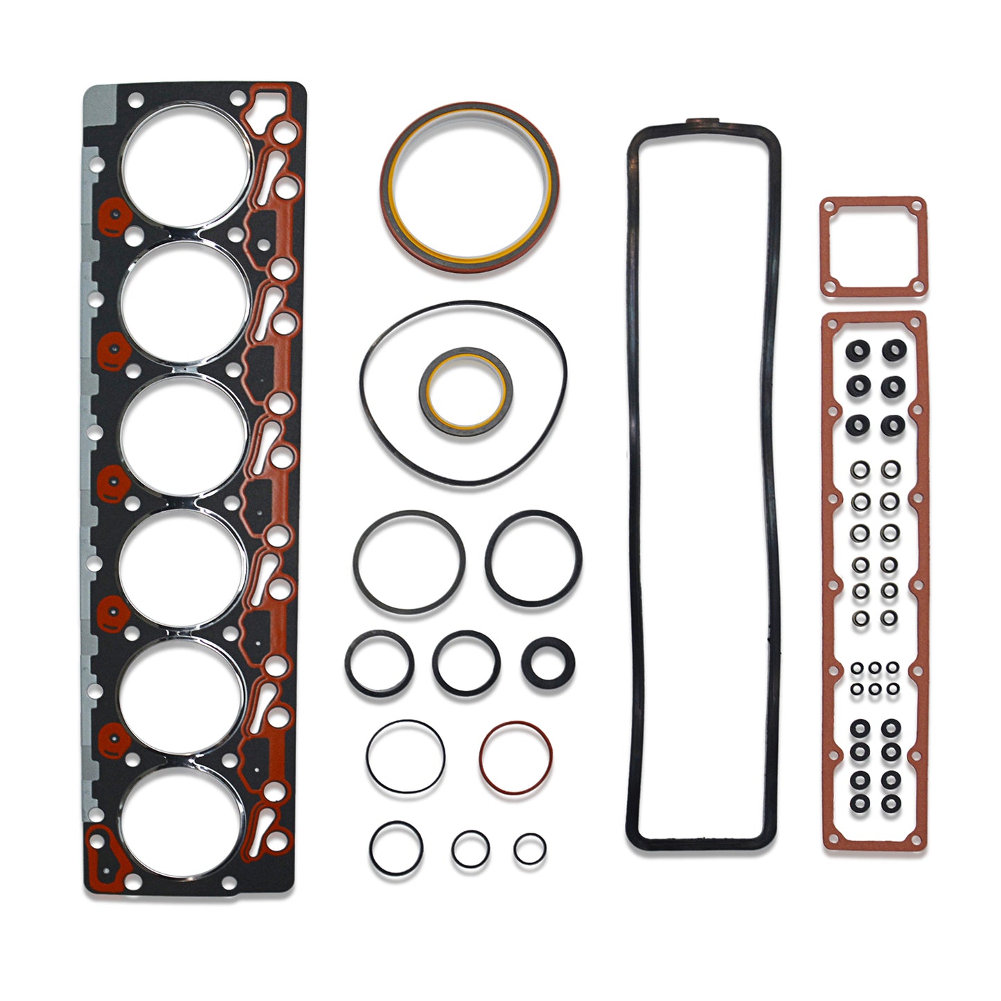 GOCPB Full Head Gasket Set Compatible with Cummins Diesel 5.9 L 12V 6BT 1989 1990 1991 1992 1993 1994 1995 1996 1997 1998 EH50020 KBCSFGT6B KBCSFGT6B