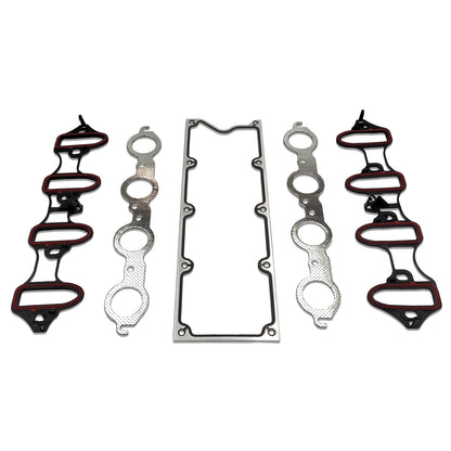 GOCPB Cylinder Head Gasket Set with Bolts Compatible with 2002-2011 Chevy Avalanche Express Silverado Suburban Sierra 1500 GMC Yukon 5.3L 4.8L HS26191PT ES72173 (with Bolts)