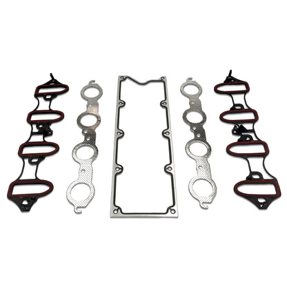 GOCPB Full MLS Head Gasket Set with Head Bolt Compatible with 2002-2011 Chevy Avalanche Suburban Express Tahoe GMC Envoy Savana Sierra Yukon XL 1500/2500/3500 4.8L 5.3L V8 HS26191PT-1 ES72173