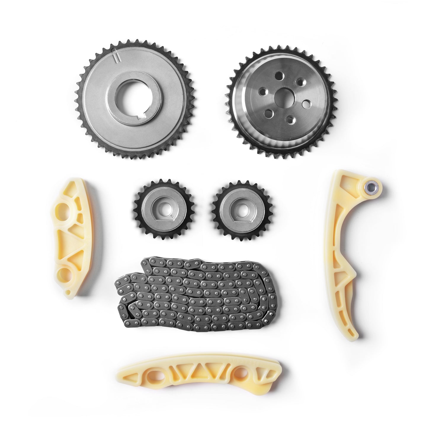 Timing Chain Kit Head Gasket Set with Water Pump Oil Pump Sprocket Tensioner Compatible with 2009-2017 Chevy Equinox Malibu Buick Lacrosse Regal Verano Pontiac 2.2L 2.4L 9-4201S HS26517PT