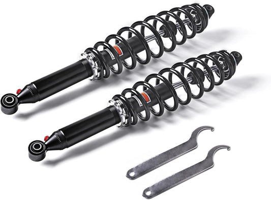 KLV Rear Left Right Shocks Absorber Monotube Shocks Set Compatible with 2016-2023 Can-Am ATV Outlander 450 MAX 450 2019-2023 6x6 Outlander 450 2015 Outlander 500 excluding MAX 706000958 706001524 2pcs