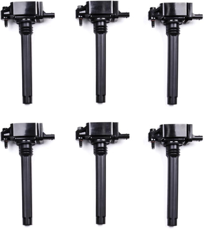 Set of 6 Ignition Coil Pack Compatible with 2011 2012 2013 2014 2015 2016 2017 2018 Ram Chrysler Jeep Dodge Durango 300 Town Country Grand Cherokee Wrangler Charger Journey 3.6 V6 UF648