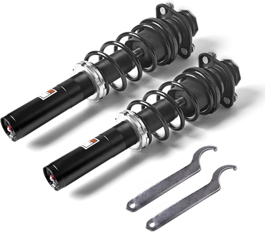 Front Left Right Shocks Shock Absorber Set Monotube Tube Compatible with 1990-2018 Kawasaki Mule UTV 2010 2020 2500 2510 2520 4000 4010 Mule 45023-1005 45023-1006 2 pcs