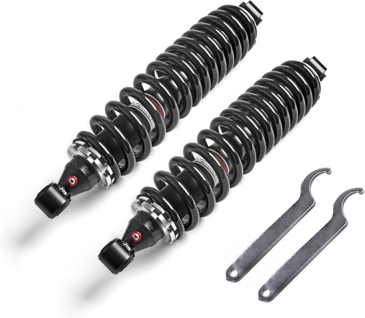 Rear Left Right Monotube Shocks Absorbers ATV Compatible with 2008 2009 2010 2011 2012 2013 Yamaha Rhino 700 4x4 YXR700FFH BR 5B4-F2210-00-00 2 pcs
