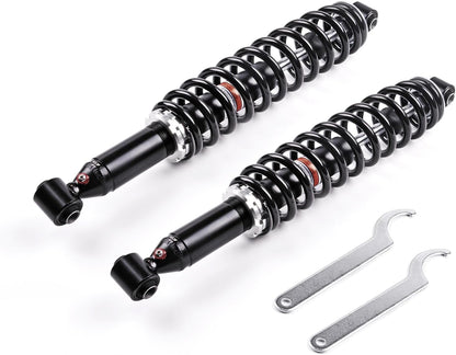Yamaha ATV Shock Absorbers Pair Rear Left/Right for 2010-2014 Grizzly 350 2x4 & 4x4 YFM350G YFM350FG Bruin 350 YFM350BA YFM350FA OE Replacement 5UH-F2210-01-00 Monotube Kit 2pcs