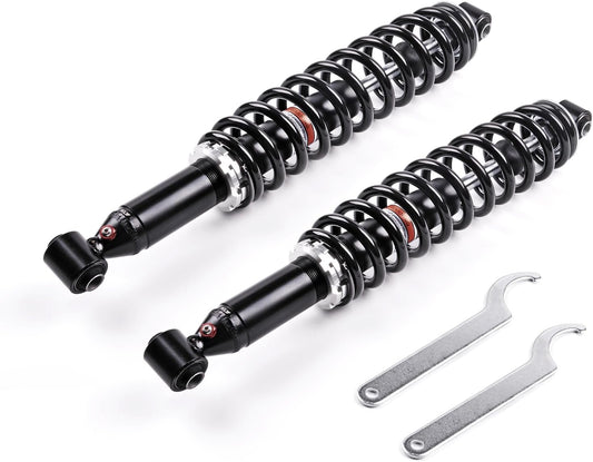 Yamaha ATV Shock Absorbers Pair Rear Left/Right for 2010-2014 Grizzly 350 2x4 & 4x4 YFM350G YFM350FG Bruin 350 YFM350BA YFM350FA OE Replacement 5UH-F2210-01-00 Monotube Kit 2pcs