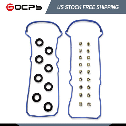 GOCPB Valve Cover Gasket for Toyota Tundra Sequoia 1998 1999 2000 2001 2002 2003 2004 2005 2006 2007 2008 2009 4.3L 4.7L DOHC 32v