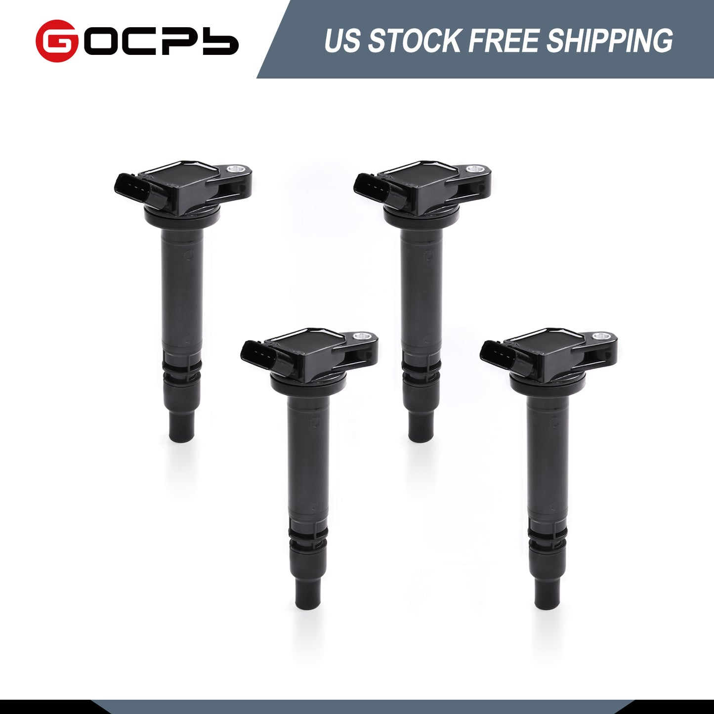 Set of 4 Ignition Coil Pack Compatible with 2009 2010 2011 2012 2013 2014 2015 Toyota Lexus Scion Highlander RAV4 Camry Avalon Sienna tc ES300H IS250 2.5L 2.7L L4 UF507 C1596 9091902250