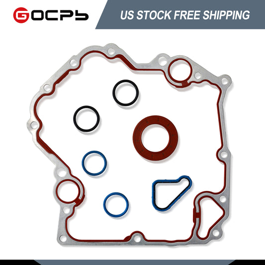 GOCPB Timing Cover Gasket Kit TCS46000 Compatible with Grand Cherokee 4.7L 1999 2000 2001 Compatible with Raider 2006-2007 4.7L Vin N Compatible with Dakota 2004 2005 2006 2007 2008 2009 3.7L Vin K