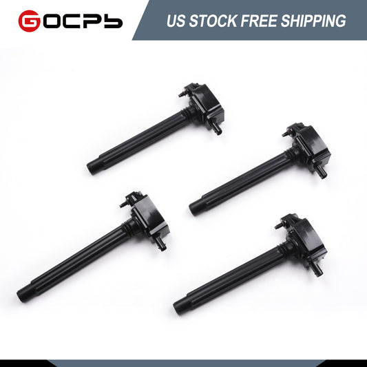 Ignition Coil Pack Set of 4 Compatible with 2014-2020 Chrysler Dodge Fiat Jeep and Ram 2.4 L Engines 200 Dart 500X Cherokee Compass Renegade ProMaster City Replaces ‎UF754 UF751 68242286AA