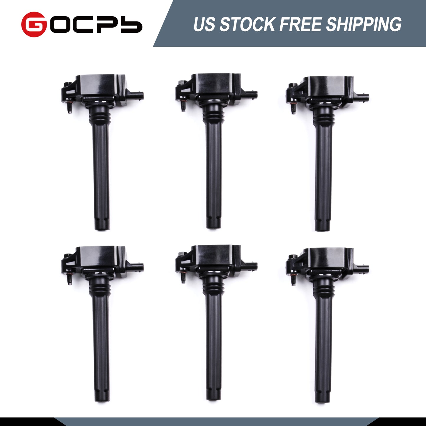 Set of 6 Ignition Coil Pack Compatible with 2011 2012 2013 2014 2015 2016 2017 2018 Ram Chrysler Jeep Dodge Durango 300 Town Country Grand Cherokee Wrangler Charger Journey 3.6 V6 UF648