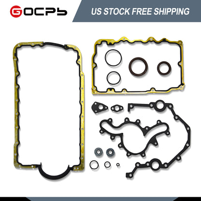 Conversion Gasket Set Lower Gasket Set with Oil Pan Gasket Seals Compatible with Explorer 97-04 Mountaineer 98-04 Explorer Sport Trac Ranger B4000 2001 2002 2003 2004 4.0L V6 CS9293