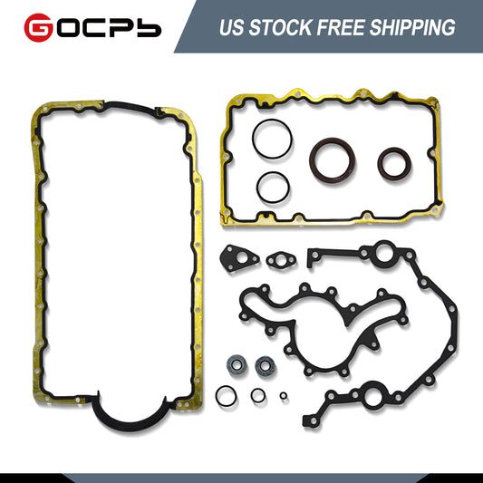 Conversion Gasket Set Lower Gasket Set with Oil Pan Gasket Seals Compatible with Explorer 97-04 Mountaineer 98-04 Explorer Sport Trac Ranger B4000 2001 2002 2003 2004 4.0L V6 CS9293