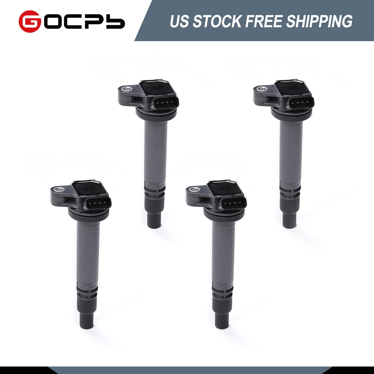 Pack of 4 Ignition Coils Compatible With 2000 2001 2002 2003 2004 2005 2006 Celica GTS Corolla XRS Matrix XRS Vibe GT 1.8L L4 2ZZGE 90919 02238 88970216 UF314