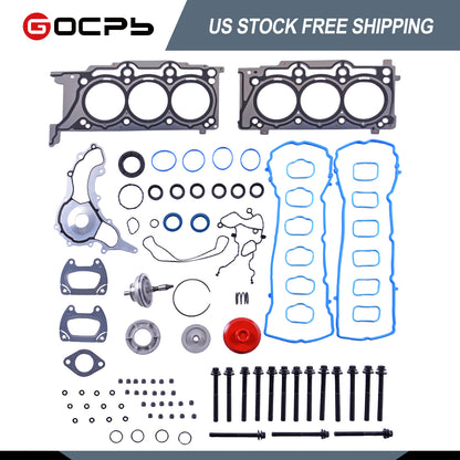 Прокладки головки двигателя GOCPB с набором болтов HS26541PT Замена для Chrysler 300 Jeep Wrangler Dodge Charger Challenger Ram 1500 3.6L ES72467 2011-2016 гг. 