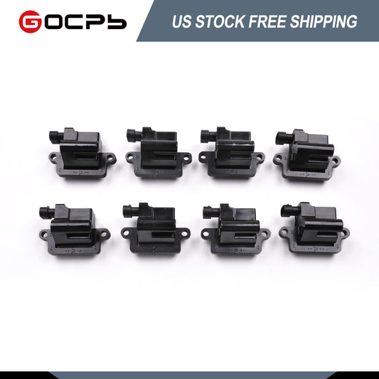 Ignition Coils Pack Set of 8 Compatible with 2000 2001 2002 2003 2004 2005 2006 Chevy Cadillac GMC Silverado Tahoe Avalanche Suburban Escalade Sierra Yukon 4.8 5.3 6.0 V8 UF271 12558693 UF271