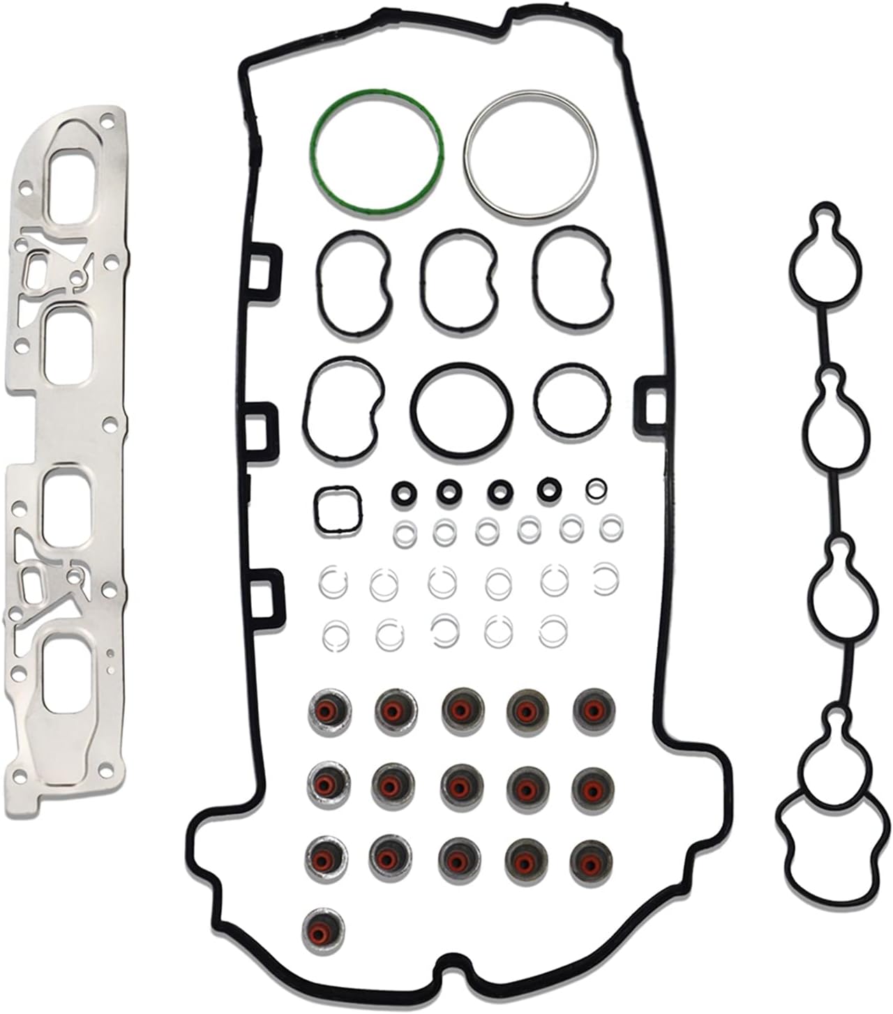 GOCPB Head Gasket Set Cylinder Head Bolts Engine Replacement Kit Fits for Equinox Malibu Lacrosse Verano Terrain 2010 2011 2012 2013 2.4L 2384cc 145cid L4 DOHC HS26517PT