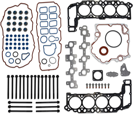 GOCPB HS26157PT CS26157 ES71129 Jeu de joints de culasse avec boulons de conversion compatible avec Ram 1500 2002 2003 Durango/Dokota 200 2001 2002 2003 Grand Cherokee 1998 1999 2000 2001 2002 2003 4,7 L 