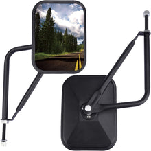 Load image into Gallery viewer, GOCPB Mirrors Doors Off, Side View Mirrors for Jeep Wrangler CJ YJ TJ JK JL &amp; Unlimited，Quicker Install Door Hinge Mirror for Safe